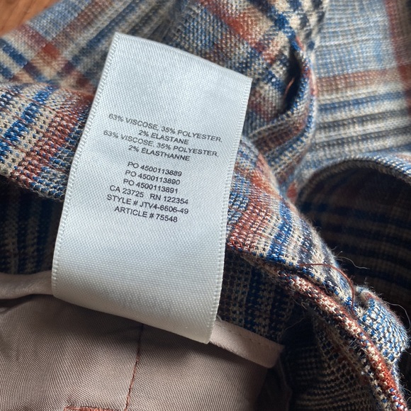 Wilfred tie front plaid pants - Picture 3 of 5